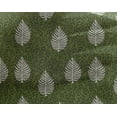 thumbnail image 4 of oneOone Georgette Viscose Fabric Leaves Block Printed Fabric 1 Yard 42 Inch Wide, 4 of 4