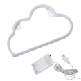 thumbnail image 2 of Lámpara de decoración de plástico colgante de luz impermeable LED USB de luz nocturna para festival en casa, nube, blanco cálido Inevent HA003732-03, 2 of 2