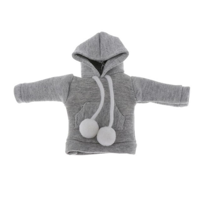 Multicolor 1/6 muñeca con ropa para Blythe Girl Dolls Dress up Gris Zulema Trajes de la sudadera con capucha