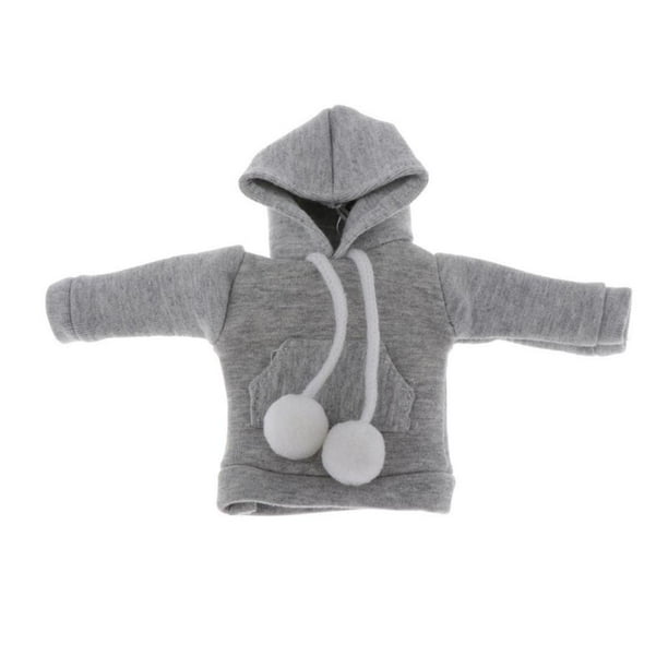 Camisetas con capucha Ropa para // Dolls Dress-up , Gris Yotijar Trajes de la sudadera con capucha