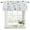 Blue, variant on 2 Pack Valances for Window, Brown Red Spring Floral Short Curtains for Kitchen Bedroom Living Room, Summer Flowers Botanical Elegant Rod Pocket Small Window Treatment Valance Drapes 42 x 12 Inch