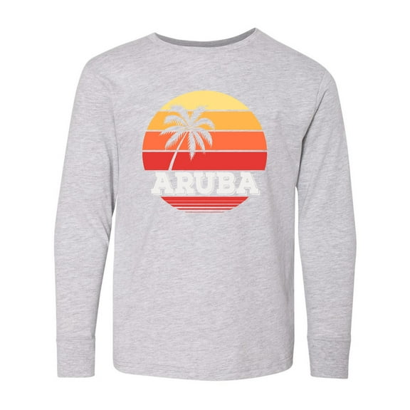 Inktastic Aruba Vacation Long Sleeve Youth T-Shirt
