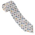 thumbnail image 3 of Fuzoiu Various Rooster Print Men's Necktie,Business Necktie,Mens Ties for Business Wedding Graduation, 3 of 7