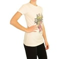 thumbnail image 2 of Elevenparis Womens Disaster Graphic T-Shirt, White, Medium, 2 of 6