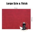 thumbnail image 6 of decorUhome Placemats Set of 6, Heat Resistant PU Faux Leather Table Mats, 11.8" x 17", Red, 6 of 11