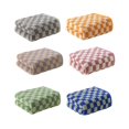 thumbnail image 1 of TQEHS Toalla de algodón de fibra larga con estampado de cuadros Toallas faciales suaves y agradables para la piel R3J6, 1 of 6