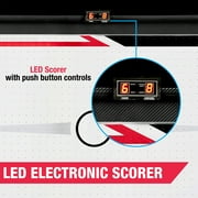 5 ft. Air Hockey Table with Electronic Scorer And Pusher and Puck Set by MD Sports