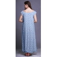thumbnail image 2 of Bimba Chemises de Nuit pour Femmes en Rayonne Imprimée à Manches Courtes Lingerie de Nuit pour Dames, 2 of 4