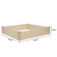 thumbnail image 5 of O’Force Outdoor Wooden Planting Frame Bottomless Frame, 122 x 122 x 25.5cm, 5 of 8