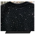 thumbnail image 5 of Summer Rhinestone Rivet T-shirt for Men Clothing Round Neck Casual T-shirt Fashion High Street 2024 Men‘s Summer Short Sleeves, 5 of 7