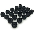 thumbnail image 1 of VEEkI 10 Pairs Large Silicone Replacement Earbud Ear Buds Tips – Black, 1 of 2