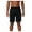 Black, variant on Aayomet Gym Shorts Mens Cotton Loose Drawstring Cargo Short with Full Elastic Waist,Blue XL