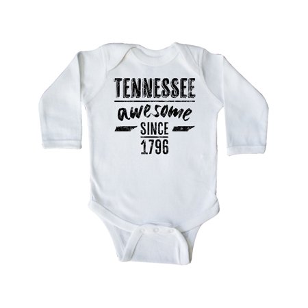 

Inktastic Tennessee Awesome Since 1796 Gift Baby Boy or Baby Girl Long Sleeve Bodysuit