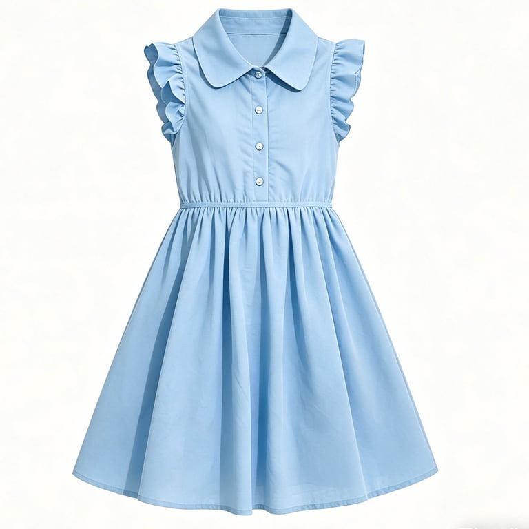 blue skater dress with collar Blue Belted Skater Dress, UK8-18, N65000, SKU: DR51993