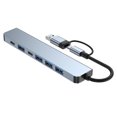 thumbnail image 2 of USB C Hub,   7 In 1 Type C Hub  For PC, 2 of 8
