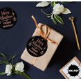thumbnail image 5 of Inkdotpot Pack Of 100 Merry Christmas & Happy Holiday Favor Paper Tags Craft Real Rose Gold Foil Hang Tags, 5 of 6