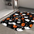 thumbnail image 5 of 1pc Halloween Pattern Absorbent Non-Slip Bathroom Thickened Flannel Rug Decor,Soft,Quick Drying,Suitable For Indoor/outdoor Use,Bathrooms,Bedrooms,Kitchens,Terrace,Laundry Rooms,16"x24", 5 of 9