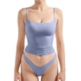 thumbnail image 1 of Camiseta sin mangas sexy de cuello cuadrado y tirantes ajustables para mujer - XS-XL, 1 of 8