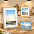 24x30 Picture Frame Set Of 2 Wood With Real Glwide Border - Walmart.com