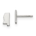 thumbnail image 1 of 925 Sterling Silver MS Small State Earring, 1 of 2