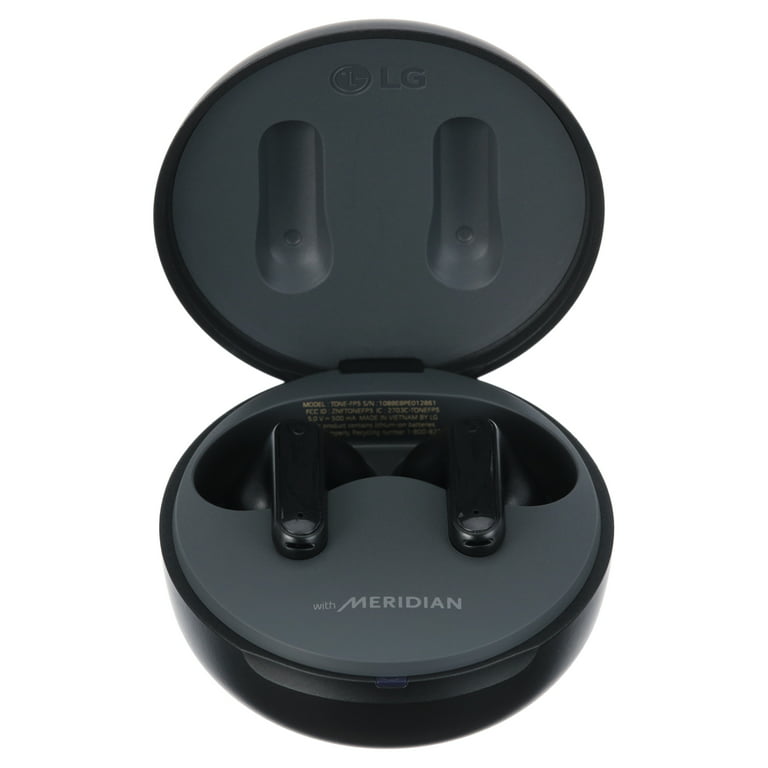 LG TONE Free FP8 Enhanced Active Noise Cancelling True Wireless Bluetooth  Earbuds with Meridian Sound, UVnano Kills 99.9% of Bacteria on Speaker  Mesh, Immersive 3D Sound, 3 Mics, Black | In-Ear-Kopfhörer