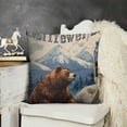thumbnail image 2 of YINGXI Throw Pillow Cover Little Adventurer in and Boy Decorative Pillow Case Home Decor Square Pillowcase 12x12in, 2 of 5