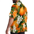 thumbnail image 3 of Tangerine Men's Casual Button Down Short Sleeve Printed Summer Beach Shirts, 3 of 6