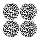 thumbnail image 1 of Posavasos para coche, paquete de 2, posavasos de cerámica absorbente con estampado de leopardo, posavasos para portavasos, con una muesca para el dedo para una fácil extracción (gris) Adepaton LRWJ901-1, 1 of 6