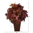 thumbnail image 2 of Planta artificial, hoja de arce otoñal casi natural, 48 cm, 2 of 3