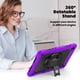 thumbnail image 5 of Funda para Samsung Galaxy Tab A11 Plus de 11 pulgadas (2025) y A9 Plus de 11 pulgadas (2023), resistente, a prueba de golpes, con soporte giratorio de 360° y correa de mano/bandolera., 5 of 9