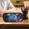 thumbnail image 6 of Kuiaobaty Chameleon Print Backpack and Lunch Box Set for Girls Boys Insulated Lunch Bag Pencil Case with Zipper Lightweight Backpack and Pencil Bag for School Camping Picnic, 6 of 7