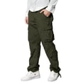 thumbnail image 2 of Pantalones Cargo Match para Hombre Salvaje Verde Ejército Oscuro Talla 42, 2 of 6