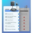 thumbnail image 3 of JOYROOM Bluetooth 5.3 Car Adapter, Wireless Bluetooth Receiver Audio 3.5mm AUX Adapter Stereo Car Kit for Hands-Free Calling with Dual Mics, 3 of 10