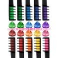 thumbnail image 3 of Juego de peines de tiza para color de cabello temporal de 10 colores, tiza para el cabello lavable para niñas, regalos para niños en el día de San Valentín, cosplay para edades de 4, 5, 6, 7, 3 of 5