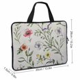thumbnail image 2 of AWERP Wildflowers Botanical Floral Printed Laptop Sleeve Carrying Bag 13inch, 2 of 5