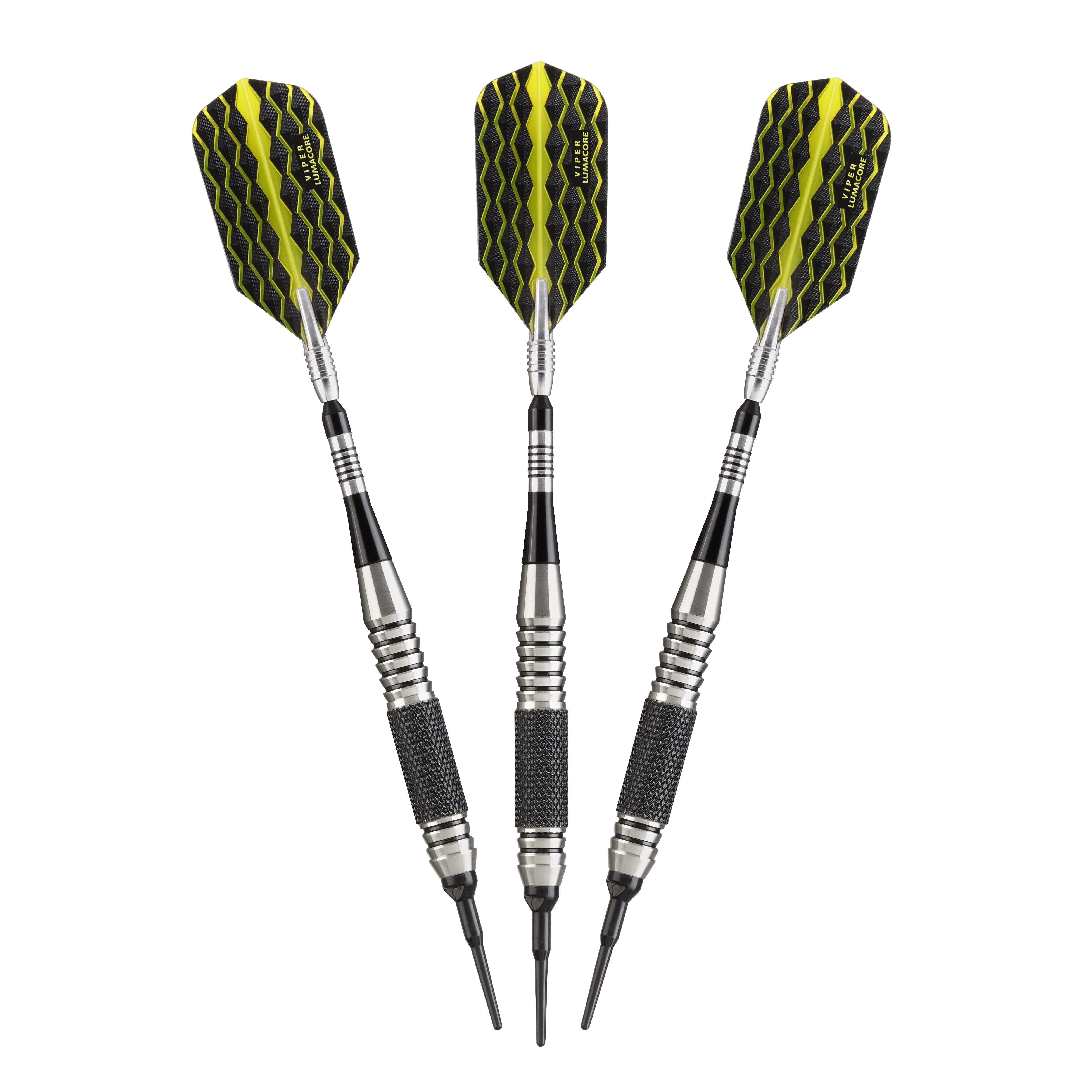 Viper The Freak Soft Tip Darts Knurled and Grooved Barrel 18 Grams and Casemaster Deluxe Pink Nylon Dart Case
