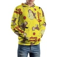 thumbnail image 6 of Curious George 1 Hoodie Fashion Hip Hop Women/Men Hoodie Sweatshirt With Pocket, 6 of 8