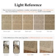 thumbnail image 5 of BERTHMEER 2'x6' Runner Rugs for Hallway Kitchen Entryway Bedroom Bathroom Entrance Oriental Floral Vintage Farmhouse Machine Washable Non-slip Traditional Distressed rugs, Golden Brown, 5 of 6