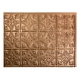 thumbnail image 1 of Fasade Easy Installation Traditional 1 Polished Copper Backsplash Panel for Kitchen and Bathrooms (18" x 24" Panel), 1 of 2