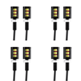 thumbnail image 1 of Calaveras 1 par de luces de perno de tornillo de placa de matrícula para motocicleta de coche de 12V, 1 of 7