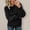 Black, variant on Harpily Sweaters for Women Crew Neck Long Sleeve Shirts 3D Textured Cable Knit Lightweight Soft Womens Knitted Pullover for Fall Outfits