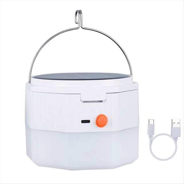 Lámpara Solar Multifunción de 120 W para Tienda de Campaña, Iluminación de Emergencia, Recargable, .