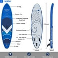 thumbnail image 2 of Inflatable Stand Up Paddle Boards with Premium SUP Paddle Board Accessories, Wide Stable Design, Non-Slip Comfort Deck, 2 of 5