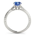 thumbnail image 2 of MauliJewels Engagement Rings for Women 3/4 Carat Blue Diamond Engagement Wedding Ring Crafted 4-prong 14K Solid White Gold Genuine Diamond Wedding Jewelry Collection, 2 of 4