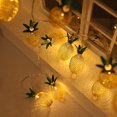 thumbnail image 3 of Luces LED de cadena de piña, luces decorativas USB de 3 m 20 LED para fiesta de cumpleaños, boda, festival JAMW Sencillez, 3 of 5