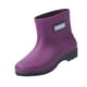 thumbnail image 5 of Botas de lluvia de media pantorrilla para mujer, accesorios para botas de lluvia hasta el tobillo, botas cortas suaves antideslizantes para jardín, 38, 5 of 8