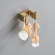thumbnail image 4 of Juego de 4 accesorios de baño Yashi acero inoxidable cepillado dorado, 4 of 5