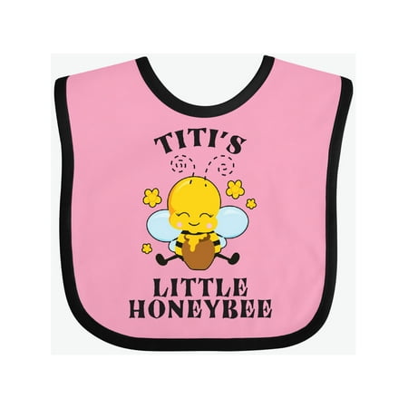 

Inktastic Cute Bee Titi s Little Honeybee with Stars Gift Baby Boy or Baby Girl Bib