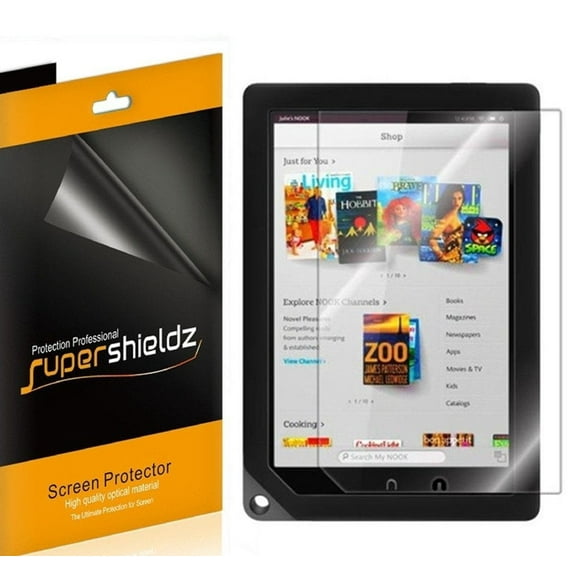 [3-Pack] Supershieldz for Barnes & Noble Nook HD 9 inch Screen Protector, Anti-Glare & Anti-Fingerprint (Matte) Shield