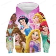 thumbnail image 2 of Niños Cenicienta sudaderas con capucha Harajukus niñas moda primavera otoño sudaderas niños manga larga Rapunzel Bella princesa con capucha Tops140 heqiyong CONDUJO, 2 of 2